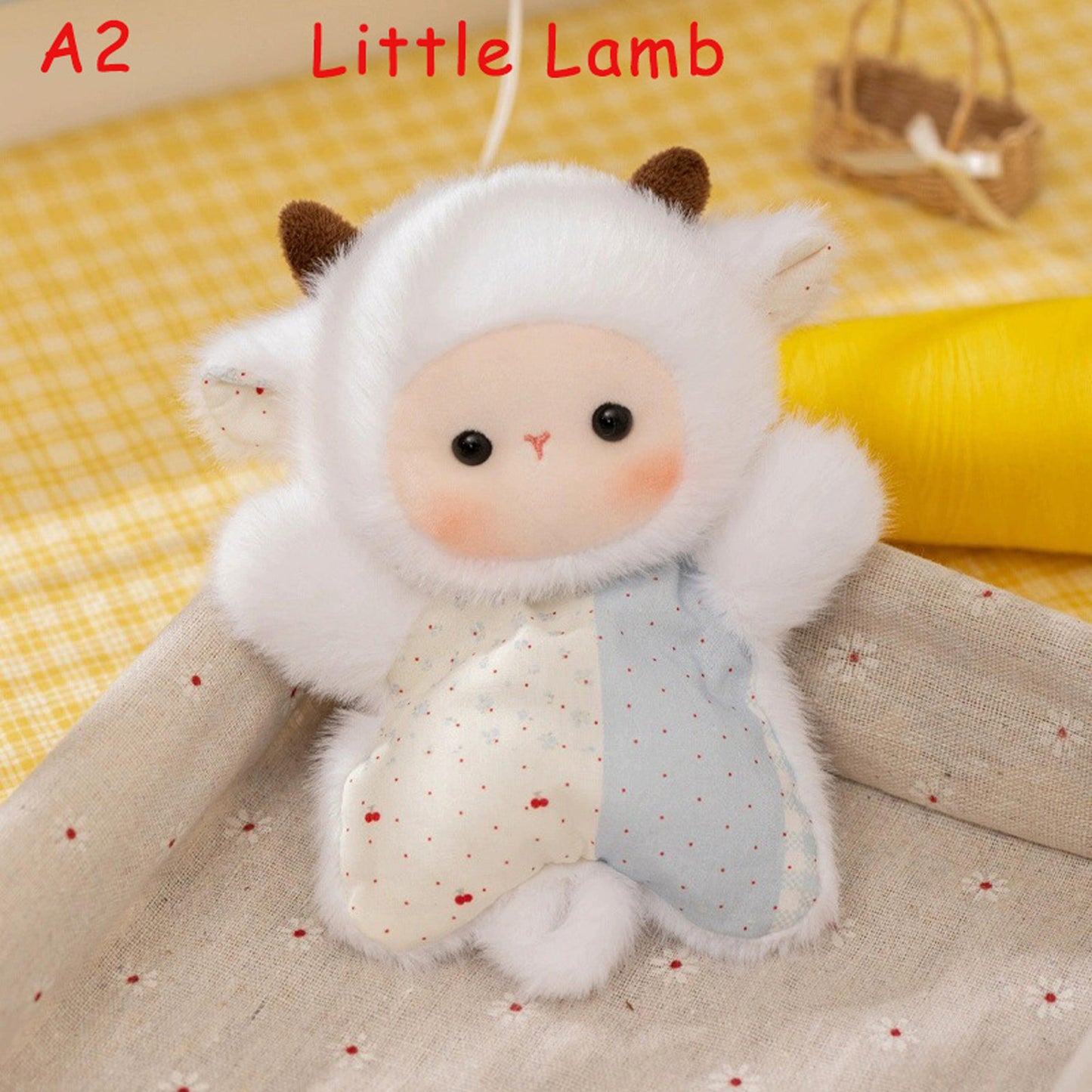Handmade Knitted Plush Squeeze Stress Toy Bag,Stress Relief Squeeze Toy, Cute Cat & Dog Animal Doll, Soft Fidget Sensory Toy Gift