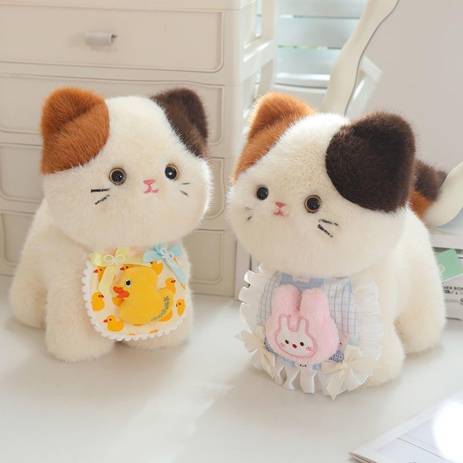 Handmade Plush Cat Doll, Soft Crochet Kitty Stuffed Toy, Cute Comfort Animal, Cozy Birthday Gift,Gift for Cat Lovers