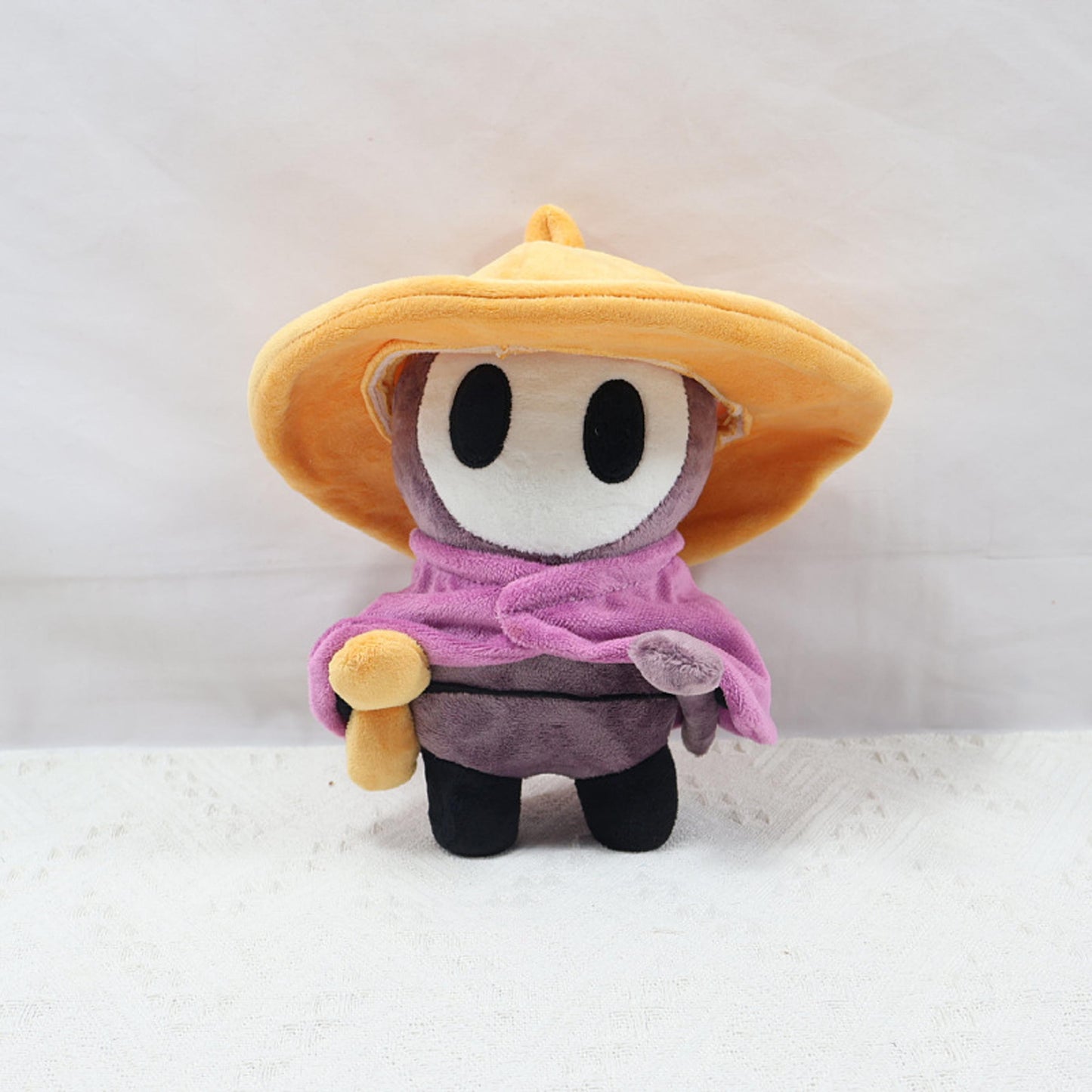 Handmade Hollow Knight Plush Doll, Knitted Game Character Stuffed Toy, Cute Gothic Collectible Gift