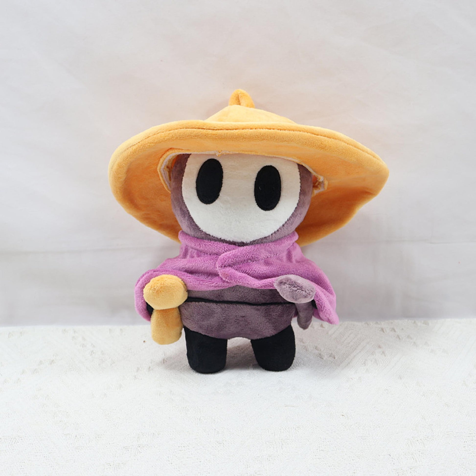 Handmade Hollow Knight Plush Doll, Knitted Game Character Stuffed Toy, Cute Gothic Collectible Gift