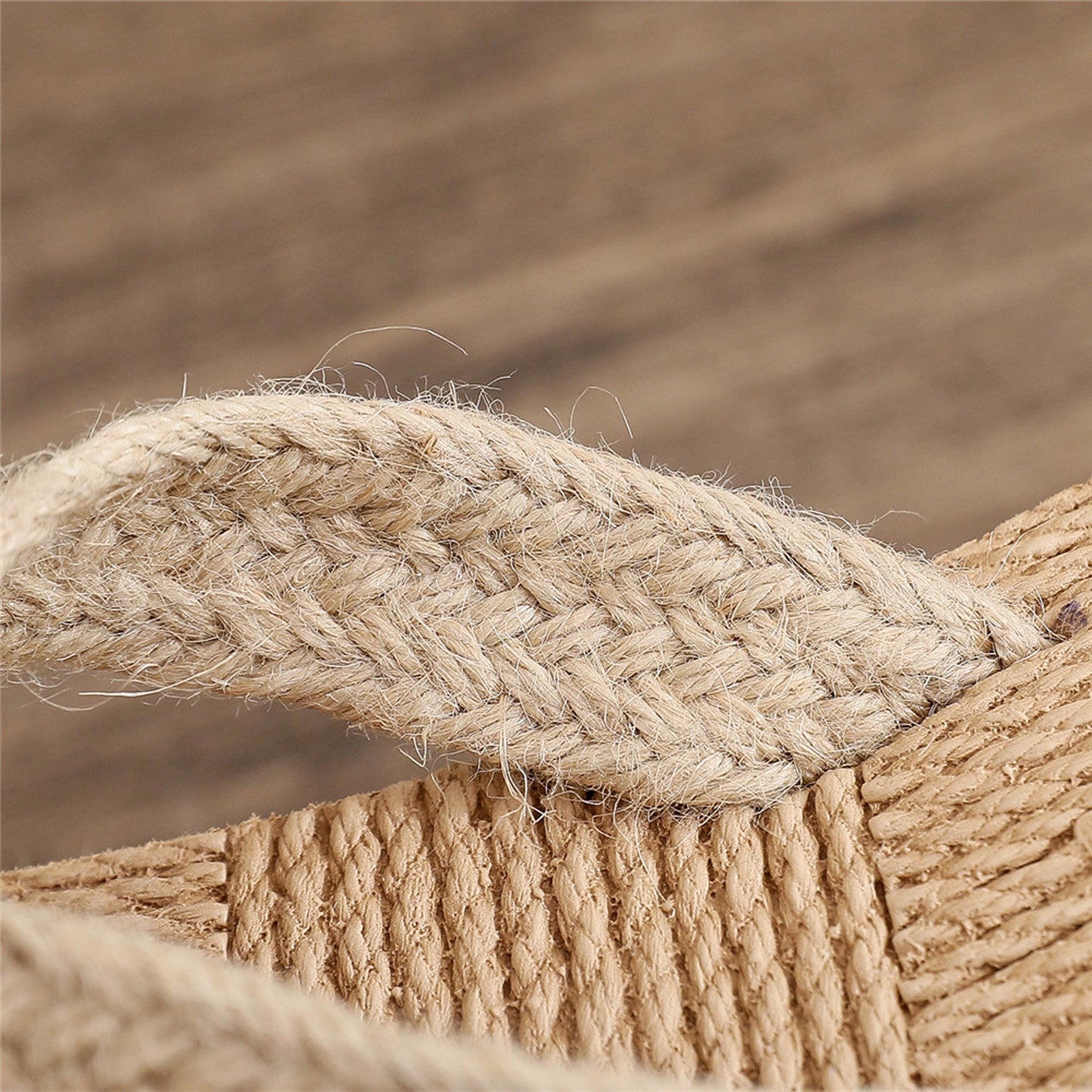 Handwoven Linen Flip Flops, Straw Style Sandals, Boho Beach Slippers, Summer Thong Sandals, Lightweight Casual Woven Slides for Women