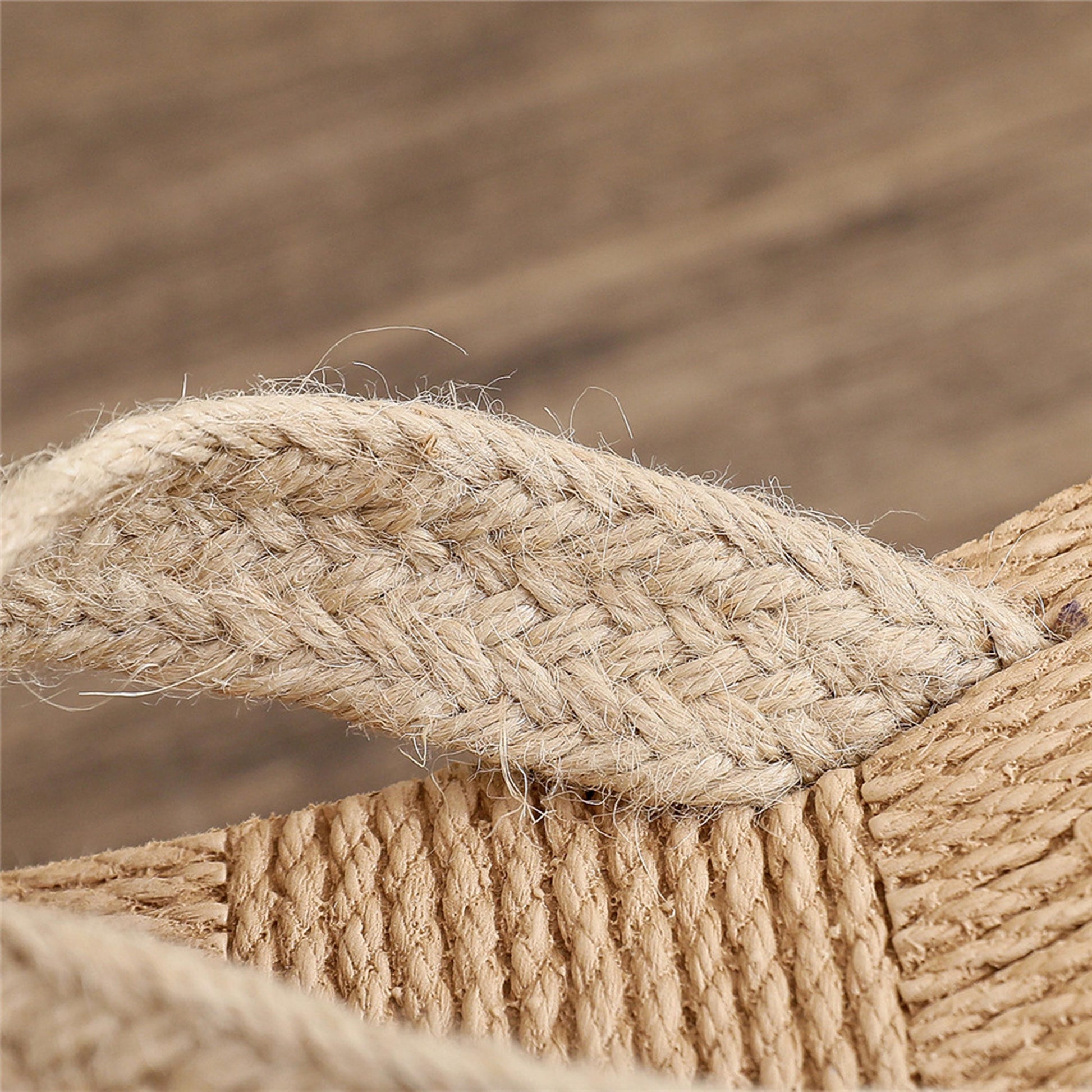 Handwoven Linen Flip Flops, Straw Style Sandals, Boho Beach Slippers, Summer Thong Sandals, Lightweight Casual Woven Slides for Women